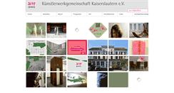Desktop Screenshot of kuenstlerwerkgemeinschaft.de